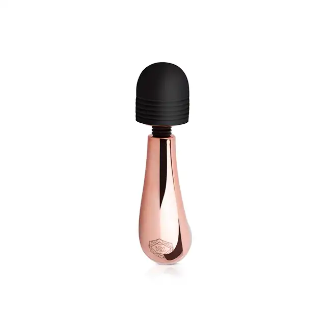 Rosy Gold - Noveau Mini Curve Massager. Mini zakrzywiona różdżka na USB. Silne wibracje