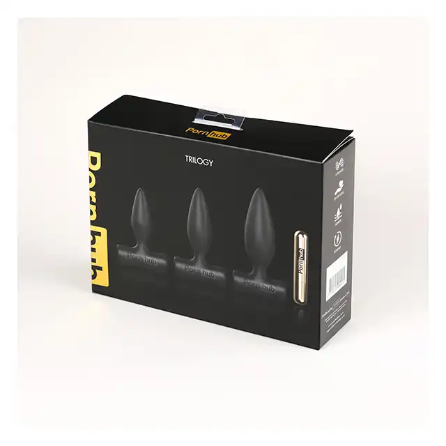 Pornhub - Trilogy Anal Training Kit With Bullet. Wibrujący analny zestaw treningowy