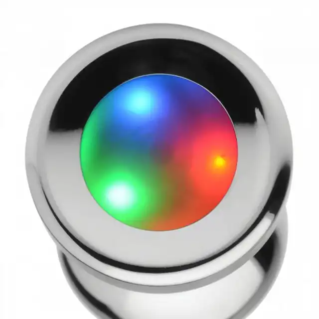 Booty Sparks - Light Up Medium Anal Plug. Innowacyjna wtyczka analna z 3 kolorowymi diodami LED.