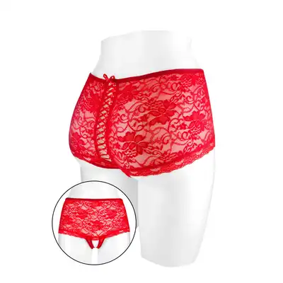 Concorde Cynthia Red One Size. Francuska Czerwona Bielizna model Cynthia.
