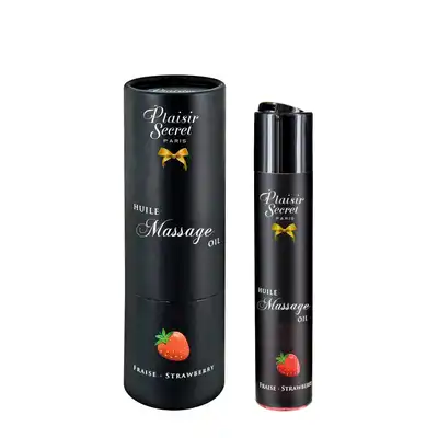 Plaisir Secret - Massage Oil Strawberry. Olejek do masażu o zapachu Truskawki 59ml.