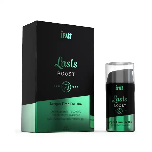 Intt - Lasts Boost 15 ml. Spray wspomagający opóźnienie wytrysku. Naturalne składniki czynne 