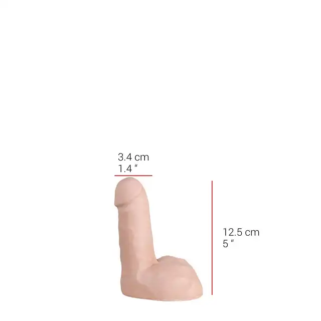 Dildorama - 515 Line 5" Flesh. Małe realistyczne dildo 12.5 cm