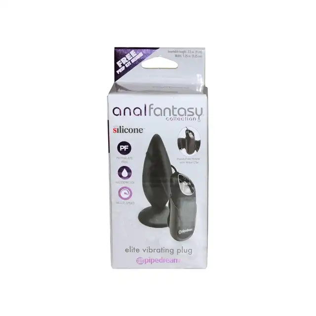 Anal Fantasy - Elite Vibrating Plug. Wtyczka analna z wibracjami i pilotem