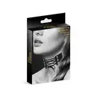 Ras De Cou Lacet Noir. Regulowany Naszyjnik Choker. 