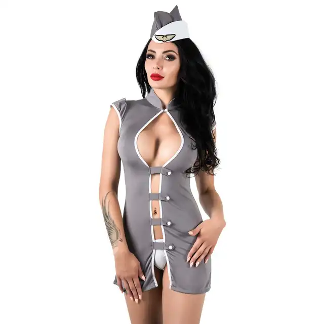ROXIELUVE - Strój stewardessy, najseksowniejszy zawód!