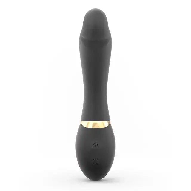 Dorcel - Tender Sport Vbrator USB. Wyjątkowy, giętki wibrator z miękką główką. Czarno-złoty