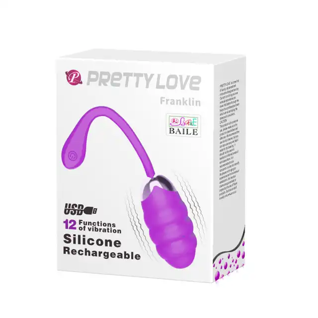 Pretty Love - Franklin USB. Silikonowe wibrujące jajeczko