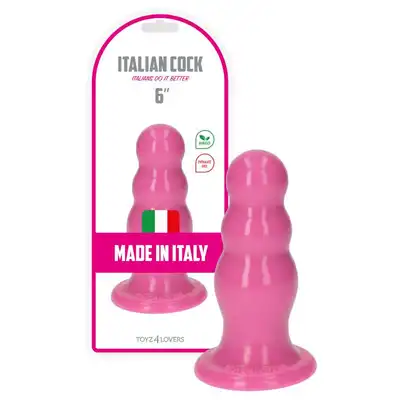 Toyz 4 Lovers Italian Anal Cock 6" Pink. Duży i Gruby Analny Dong Prosto z Włoch.