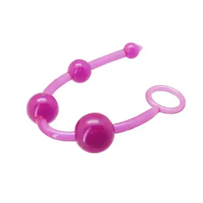 Toyz 4 Lovers Anal Jelly Palline Viola. Fioletowe Koraliki Analne 20cm. 