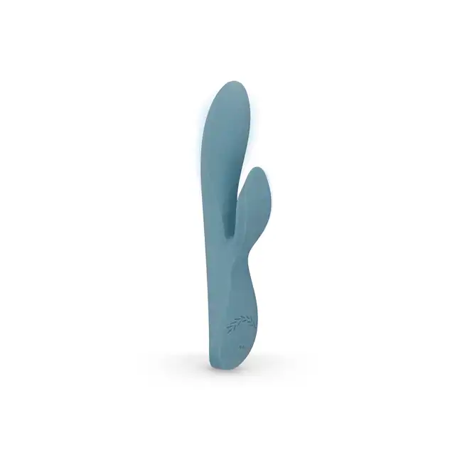 Bloom - The Violet Rabbit Vibrator. Silikonowy wibrator na USB ze stymulacją łechtaczki
