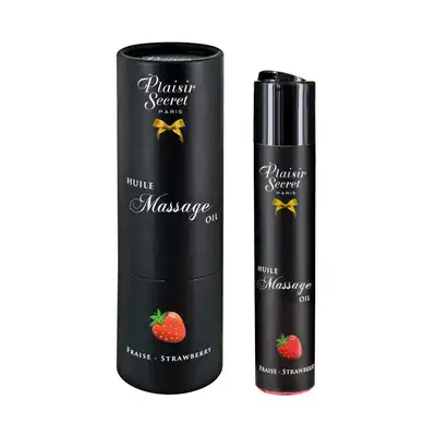 Plaisir Secret - Massage Oil Strawberry. Olejek do masażu o zapachu Truskawki 59ml.