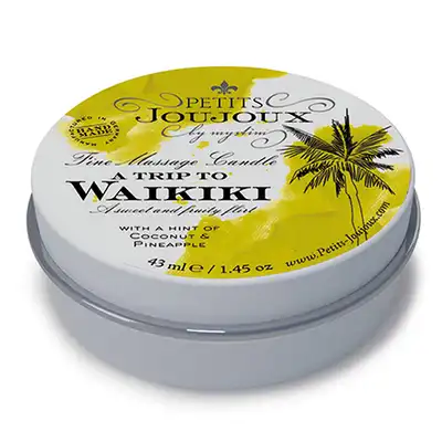 PETITS JOUJOUX - Świeca do masażu Waikiki 33 gram. Mega sale!