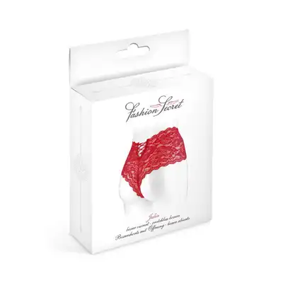 Conocorde Julia Red One Size. Francuska Czerwona Bielizna model Julia.