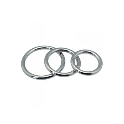 Timeless Metal Rings 3 szt. Metalowe Ringi Erekcyjne lub do Strap-on