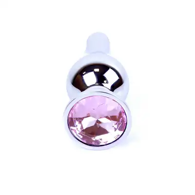Plug-Jawellery Silver BUTT PLUG- Rose