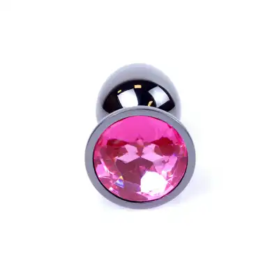 Bseries - Plug-Jawellery Dark Silver PLUG- Pink