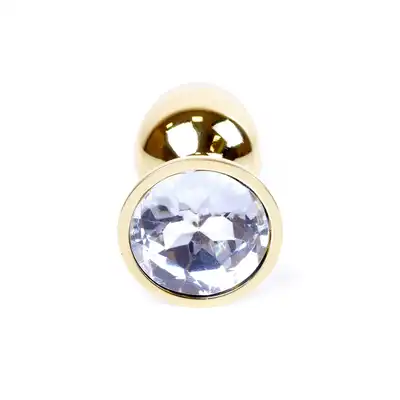 Plug-Jawellery Gold PLUG- Clear