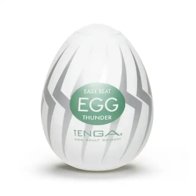 Tenga - Egg Thunder. Bestsellerowy masturbator dla mężczyzn w kompaktowej formie!