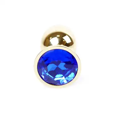 Plug-Jawellery Gold PLUG- Dark Blue