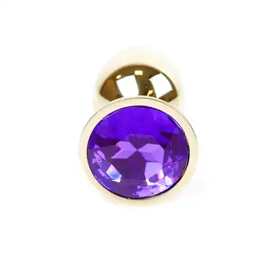 Plug-Jawellery Gold PLUG- Purple