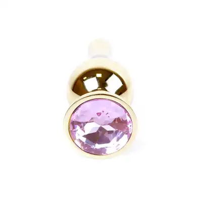 Plug-Jawellery Gold BUTT PLUG- Rose