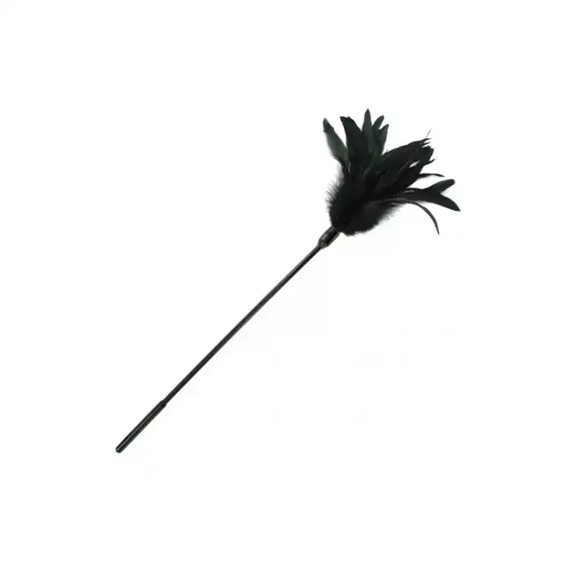 Sportsheets - Starbust Feather Black. Czarne piórko do łaskotania 55 cm 