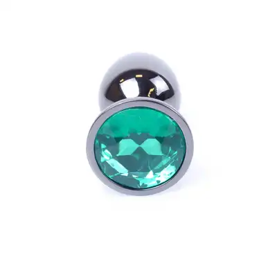 Plug-Jawellery Dark Silver PLUG- Green