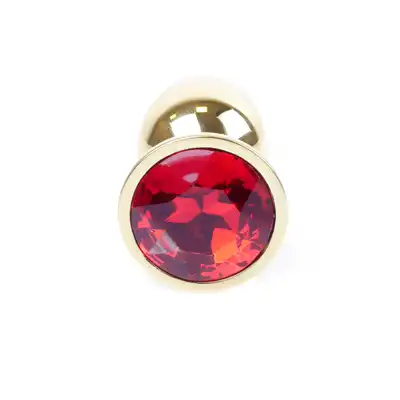 Plug-Jawellery Gold PLUG- Red