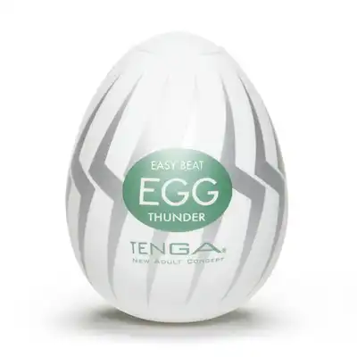 Tenga - Egg Thunder. Bestsellerowy masturbator dla mężczyzn w kompaktowej formie!