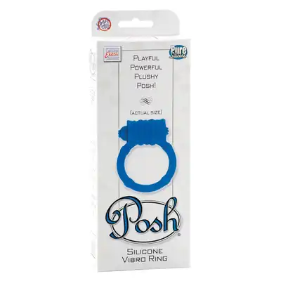 Pierścień-POSH VIBRO RING BLUE