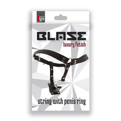 Stymulator-BLAZE STRING WITH PENIS RING