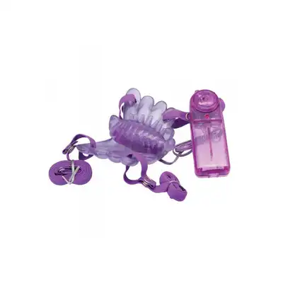 Stymulator-MULTI-SPEED, VIBRATING BUTTERFLY PUSSY STIMULATOR