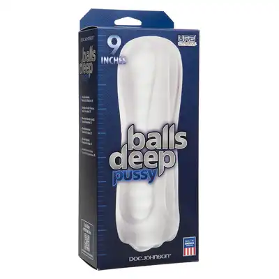 Masturbator-BALLS DEEP 9"""" STROKER PUSSY FROST