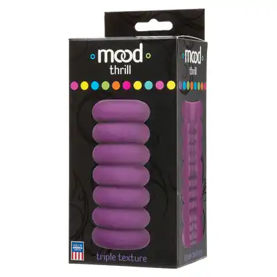 Masturbator-MOOD UR3 STROKER THRILL PURPLE