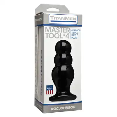 Plug-TITANMEN MASTER TOOL #4 BLACK