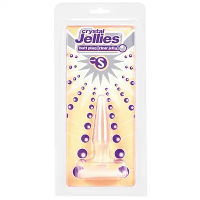 Plug-CRYSTAL JELLIES BUTT PLUG CLEAR S