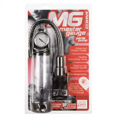 Pompka-MASTER GAUGE PENIS PUMP CLEAR