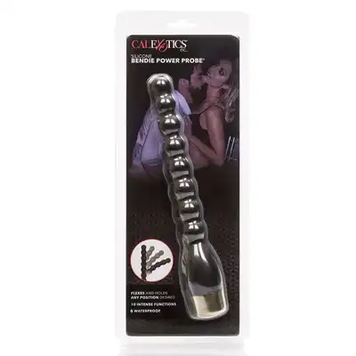 Plug/vibr-SILICONE BENDIE POWER PROBE BLACK