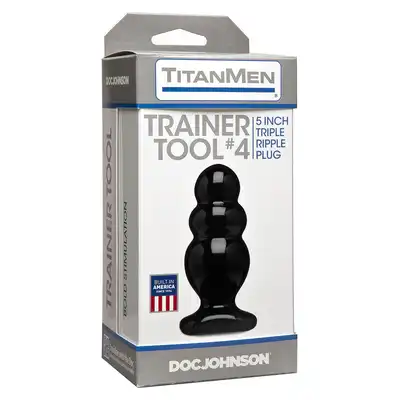 Plug-TITANMEN TRAINER TOOL #4 BLACK