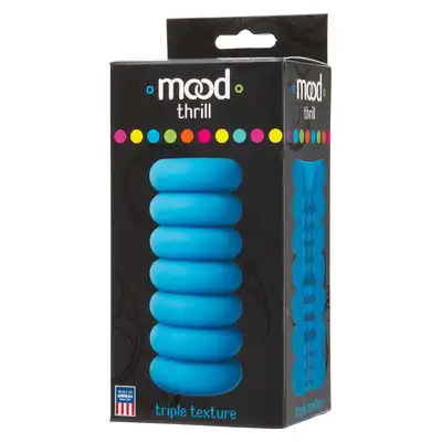 Masturbator-MOOD UR3 STROKER THRILL BLUE