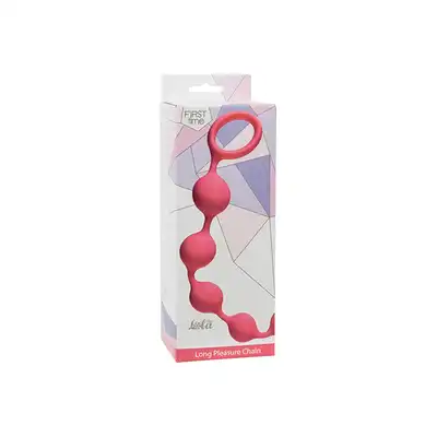 Plug/kulki-Anal Beads Long Pleasure Chain Pink