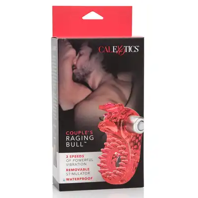 Pierścień-COUPLES RAGING BULL RED
