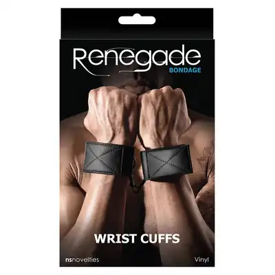 Kajdanki-WRIST CUFFS BLACK