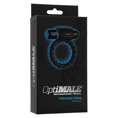 Pierścień-OPTIMALE VIBRATING C-RING BLACK