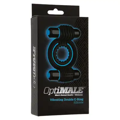 Pierścień-OPTIMALE VIBR DOUBLE C-RING BLACK