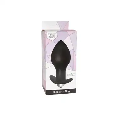 Plug/vibr-Anal Plug Bulb Anal Plug Black