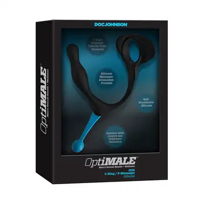 Pierścień-OPTIMALE DUO CRING&amp;P-MASSAGER BLACK