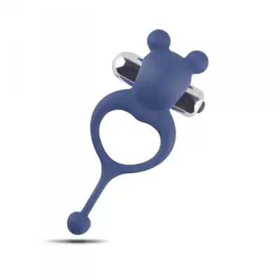 Pierścień-Anello fallico vibrante Bear Cock Ring