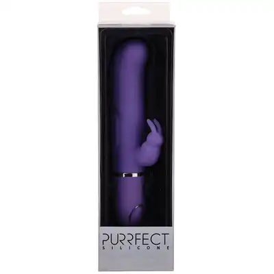 Wibrator-PURRFECT SILICONE 10-SPEED VIBE PURPLE